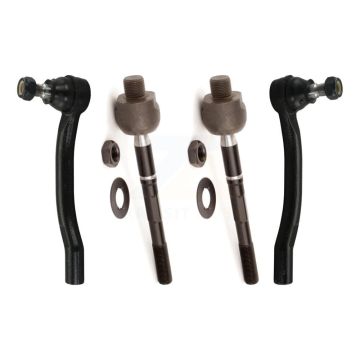 Front Outer & Inner Steering Tie Rod End Kit For Honda Pilot Acura MDX KTR-105071