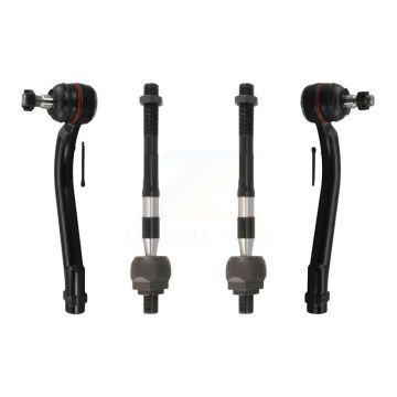 Front Outer & Inner Steering Tie Rod End Kit For 2007-2012 Hyundai Veracruz KTR-105078