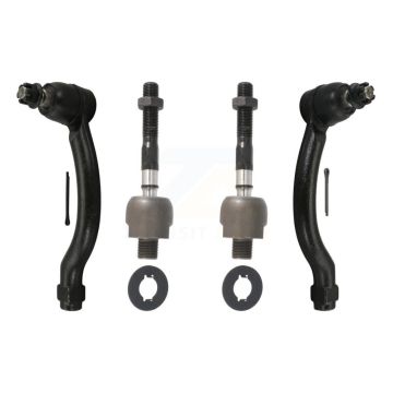 Front Outer & Inner Steering Tie Rod End Kit For 2009-2014 Acura TL KTR-105088