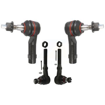 Front Outer & Inner Tie Rod End Kit For 2004 Ford F-150 4WD 11th Digit Of Vin Is C KTR-105093