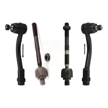 Front Outer & Inner Tie Rod End Kit For 2006-2011 Kia Rio Rio5 Power steering system KTR-105100