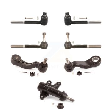 Front Inner Outer Tie Rod Pitman Idler Arm & Bracket Kit (7Pc) For K1500 Chevrolet GMC KTR-105103