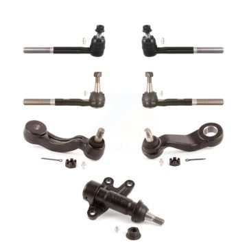 Front Inner Outer Tie Rod Pitman Idler Arm & Bracket Kit (7Pc) For C1500 Chevrolet GMC KTR-105105
