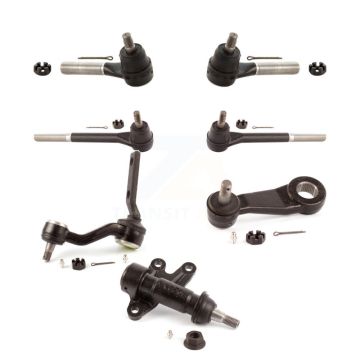 Front Inner Outer Tie Rod End Pitman Idler Arm & Bracket Kit (7Pc) For Chevrolet Blazer KTR-105110