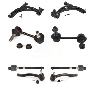 Front Control Arm Ball Joint Assembly Tie Rod End Link Kit (8Pc) For 2007-2015 Mazda CX-9 KTR-105152