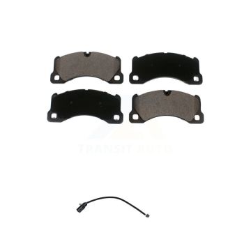 Front Ceramic Disc Brake Pads And Wear Sensors Kit For 2017 Porsche Macan 2.0L KTW-100044