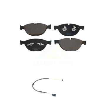 Front Ceramic Disc Brake Pads And Wear Sensors Kit For Jaguar XJ F-Type KTW-100061