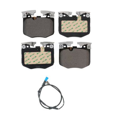 Front Ceramic Disc Brake Pad And Wear Sensor Kit For BMW X3 X4 With Blue Painted Calipers KTW-100075