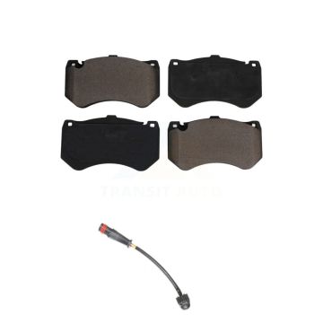 Front Ceramic Disc Brake Pads And Wear Sensors Kit For Mercedes-Benz C63 AMG S E63 CLS63 KTW-100084