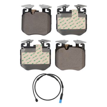 Front Ceramic Disc Brake Pads And Wear Sensors Kit For BMW X5 X7 X6 KTW-100098
