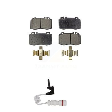 Front Ceramic Disc Brake Pads And Wear Sensors Kit For Mercedes-Benz ML500 ML430 ML55 AMG KTW-100118