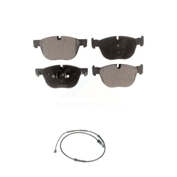 Front Ceramic Disc Brake Pads And Wear Sensors Kit For 2017 BMW X4 M40i KTW-100133