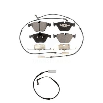 Front Ceramic Disc Brake Pads And Extra Wear Sensors Kit For 2008 BMW 328i 3.0L KTW-100156