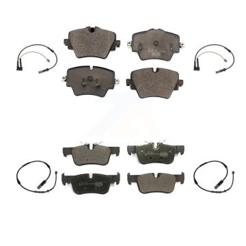 Front Rear Ceramic Brake Pads & Wear Sensor Kit For BMW X1 Mini Cooper Countryman X2 228i KTW-100514
