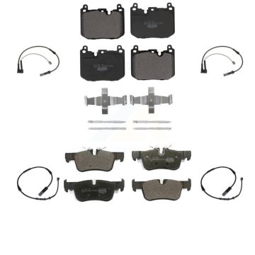 Front Rear Ceramic Disc Brake Pads And Wear Sensor Kit For Mini Cooper Countryman Clubman KTW-100515