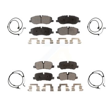 Front Rear Ceramic Disc Brake Pads And Wear Sensors Kit For Land Rover Range Sport KTW-100539