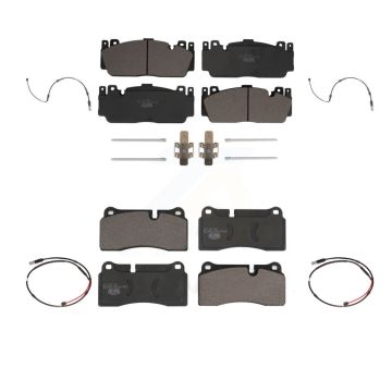 Front Rear Ceramic Brake Pads Wear Sensor Kit For BMW M3 M2 With Composite Brakes KTW-100655