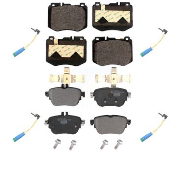 Front Rear Ceramic Brake Pad Wear Sensor Kit For Mercedes-Benz E300 Without Sport Package KTW-100678