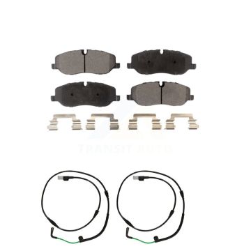 Front Ceramic Disc Brake Pads And Wear Sensors Kit For 2005-2009 Land Rover LR3 4.4L KTW-100883