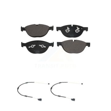 Front Ceramic Disc Brake Pads And Wear Sensors Kit For Jaguar XJ F-Type KTW-100890