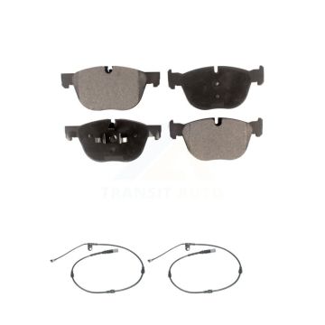 Front Ceramic Disc Brake Pads And Wear Sensors Kit For BMW X5 X6 KTW-100927