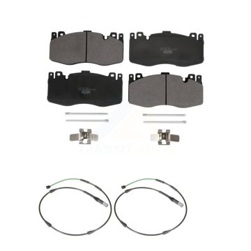 Front Ceramic Disc Brake Pads And Wear Sensors Kit For BMW X5 X6 M with 4.4L KTW-100929