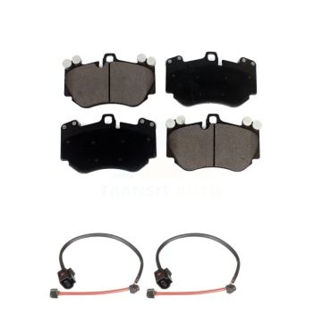 Front Ceramic Disc Brake Pads And Wear Sensors Kit For Porsche Cayenne KTW-100941