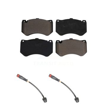 Front Ceramic Disc Brake Pads And Wear Sensors Kit For Mercedes-Benz C63 AMG S E63 CLS63 KTW-100948