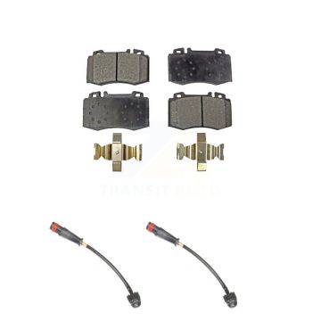 Front Ceramic Disc Brake Pads And Wear Sensors Kit For Mercedes-Benz SL500 SLK55 AMG KTW-100952