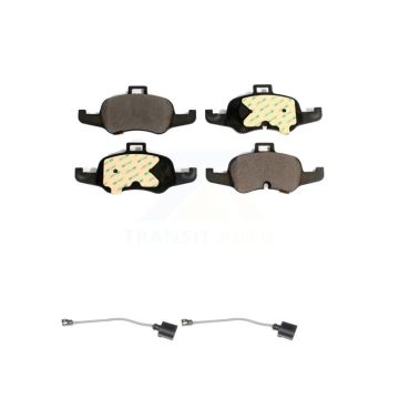 Front Ceramic Disc Brake Pads And Wear Sensors Kit For Audi TTS Quattro KTW-100969