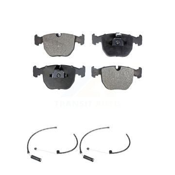 Front Ceramic Disc Brake Pads And Wear Sensors Kit For BMW X5 KTW-100974