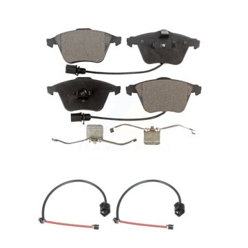 Front Ceramic Disc Brake Pad And Extra Wear Sensor Kit For 2012-2013 Audi TT Quattro 2.0L KTW-100977