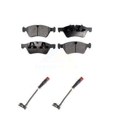 Front Ceramic Brake Pad Wear Sensor Kit For Mercedes-Benz ML350 R350 GL450 ML500 R500 G55 KTW-100979