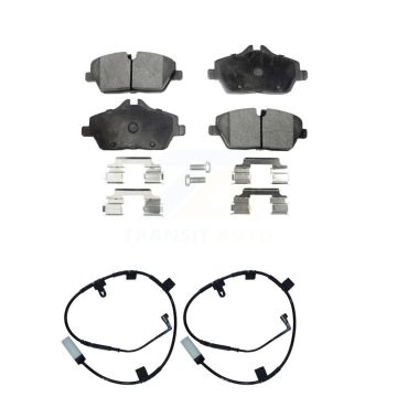 Front Ceramic Brake Pad & Wear Sensor Kit For Mini Cooper With 280mm Diameter Rotor KTW-100989