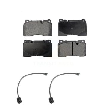 Front Ceramic Disc Brake Pads And Wear Sensors Kit For Volkswagen Touareg KTW-101001