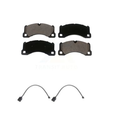 Front Ceramic Disc Brake Pads And Wear Sensors Kit For Volkswagen Touareg KTW-101002