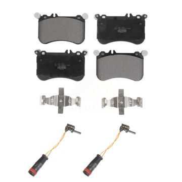 Front Ceramic Disc Brake Pads And Wear Sensors Kit For Mercedes-Benz CLS550 E550 KTW-101008