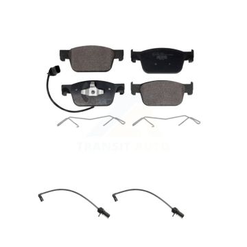 Front Ceramic Disc Brake Pads And Extra Wear Sensors Kit For Audi A4 Quattro KTW-101016
