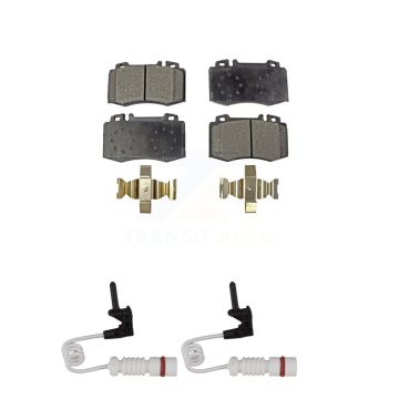 Front Ceramic Disc Brake Pads And Wear Sensors Kit For Mercedes-Benz ML500 ML430 ML55 AMG KTW-101037