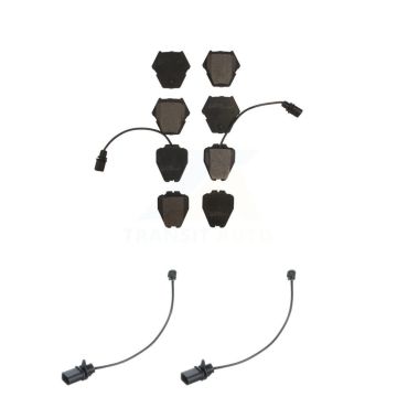 Front Ceramic Disc Brake Pads And Extra Wear Sensors Kit For Volkswagen Passat KTW-101050