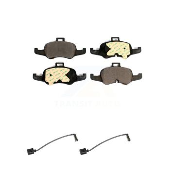 Front Ceramic Disc Brake Pads And Wear Sensors Kit For Audi TTS Quattro 2.0L KTW-101073