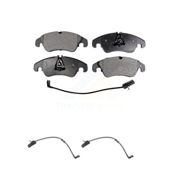 Front Ceramic Disc Brake Pads And Extra Wear Sensors Kit For Audi A7 Quattro A6 KTW-101081