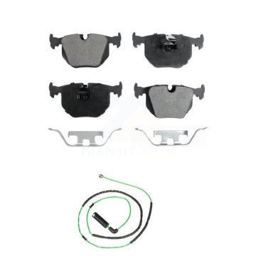 Rear Ceramic Brake Pads Wear Sensor Kit For 2006-2008 BMW Z4 M Roadster Coupe with 3.2L KTW-101103