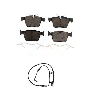 Rear Ceramic Disc Brake Pads And Wear Sensors Kit For Jaguar XE XF KTW-101110