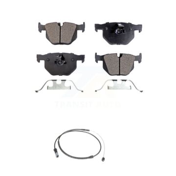 Rear Ceramic Disc Brake Pads And Wear Sensors Kit For BMW X5 X6 KTW-101177
