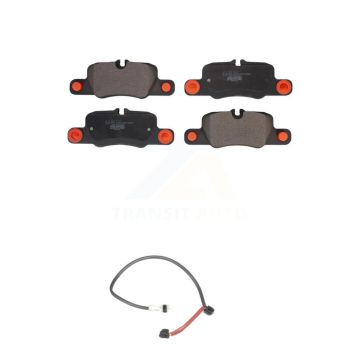 Rear Ceramic Disc Brake Pad & Wear Sensor Kit For 2013 Porsche 911 3.8L with Turbocharged KTW-101183