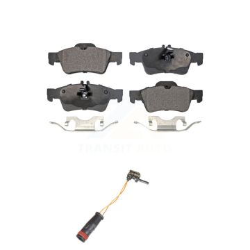 Rear Ceramic Brake Pad & Wear Sensor Kit For Mercedes-Benz E350 E550 S550 E400 E250 SL500 KTW-101184