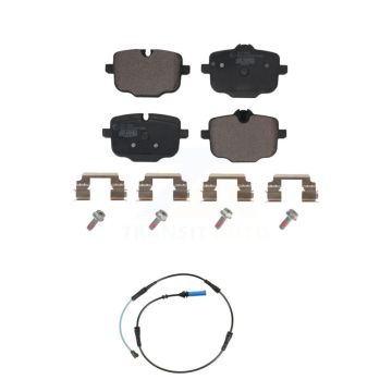 Rear Ceramic Brake Pad & Wear Sensor Kit For BMW 530i xDrive 540i 750i M550i X6 530e 540d KTW-101219