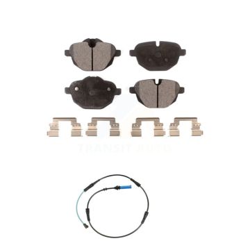 Rear Ceramic Brake Pads Wear Sensor Kit For BMW 530i xDrive Without Blue Painted Calipers KTW-101220