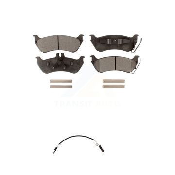 Rear Ceramic Disc Brake Pads And Wear Sensors Kit For Mercedes-Benz ML320 ML350 ML430 KTW-101236